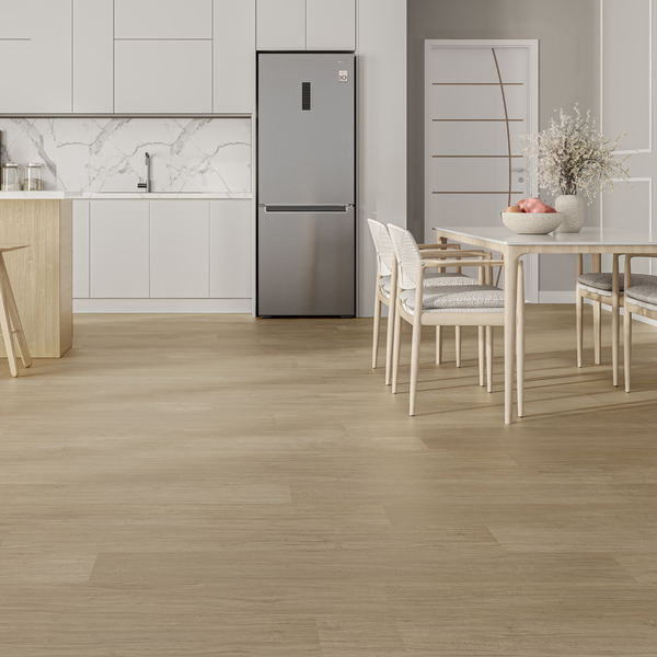 Piso Laminado Click Noce Carmel 135,7x21,7cm m² Artens | Leroy Merlin