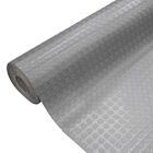 Piso Laminado Emborrachado 2 Mm Moeda Rolo 1,3m X 15m Cinza K