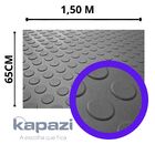 Piso Laminado Emborrachado Moeda 65cmx150cm Kapazi