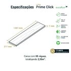 Piso Laminado Eucafloor Prime Click Nogueira Málaga Cx 2,36m²