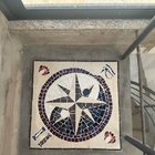 Piso Maçom Em Mosaico Ii Feito Com Cerâmicas E Porcelanas - 1