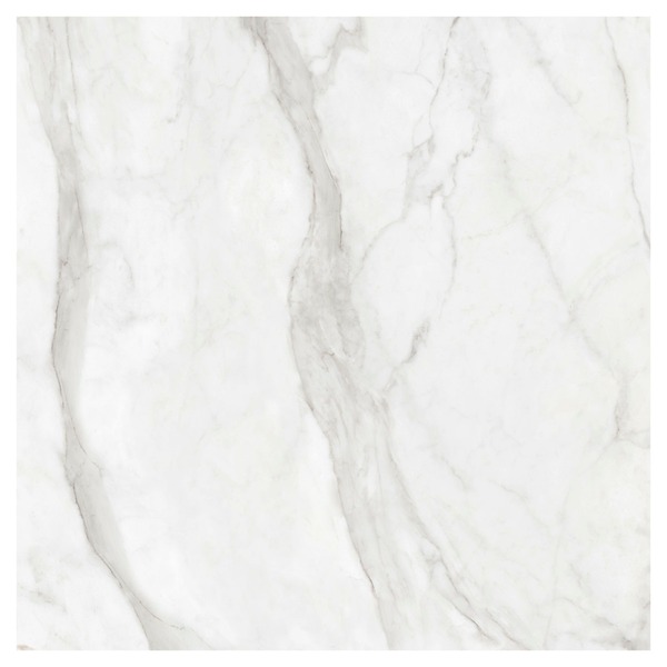 Piso Marmorizado Acetinado Borda Reta Interno 84x84cm Ritual BR Branco ...