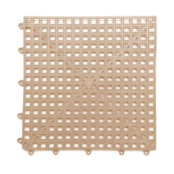 Piso Modular Acqua Kap 30cm X 30cm Kit 6 Peças Bege Kapazi