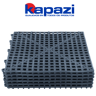 Piso Modular Acqua Kap 30cm x 30cm Kit 6 Peças Cinza Kapazi