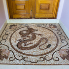 Piso Mosaico Dragão Chinês Para O Hall De Entrada - 60 Cm