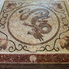 Piso Mosaico Dragão Chinês Para O Hall De Entrada - 90 Cm