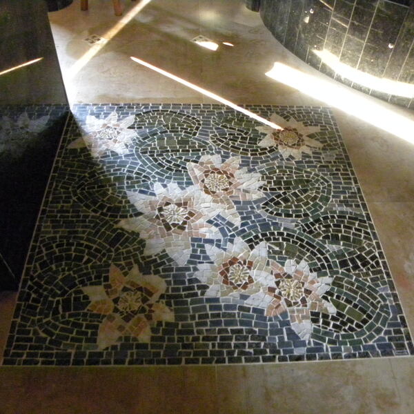 Piso Mosaico Nenúfares De Monet - 80 Cm