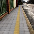 Piso Podotátil Alerta Amarelo 20x20cm Cimartex