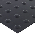 Piso Tátil Alerta Preto Placa 25x25cm Daud