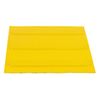 Piso Tátil Direcional Amarelo Placa 25x25cm Daud