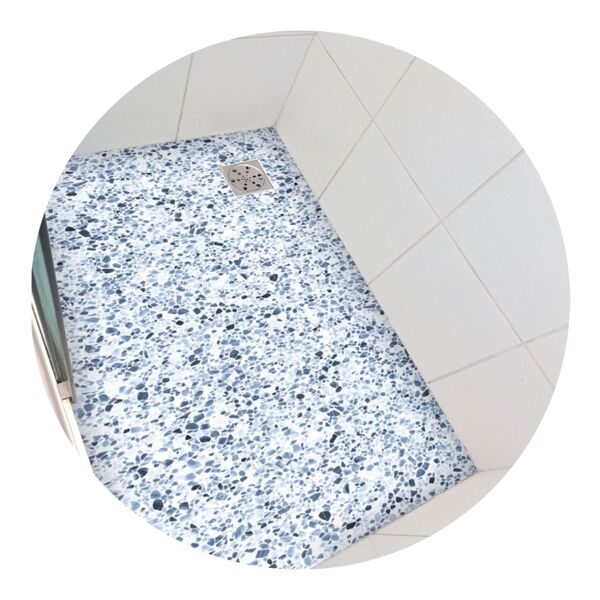 Piso Vinil Antiderrapante Para Box Graniltetons Azul - 1,20 X