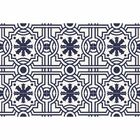 Piso Vinil Antiderrapante Para Box Ladrilho Azul Petróleo - 1