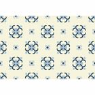 Piso Vinil Antiderrapante Para Box Ladrilho Floral Creme - 1,