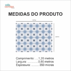 Piso Vinil Antiderrapante Para Box Ladrilho Losango Azul Clar