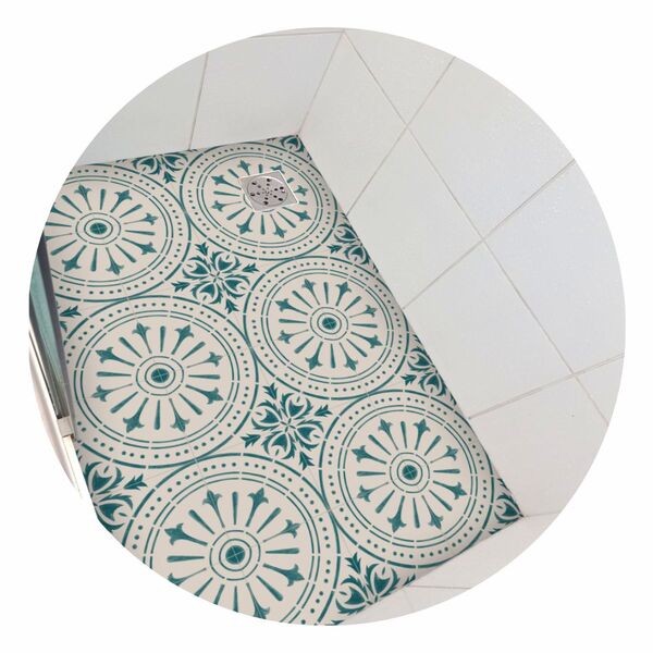 Piso Vinil Antiderrapante Para Box Ladrilho Português Verde -