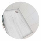 Piso Vinil Antiderrapante Para Box Madeira Cinza - 1,20 X 0,8