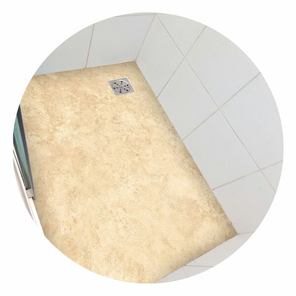 Piso Vinil Antiderrapante Para Box Marmore Rustico - 1,20 X 0