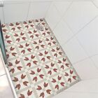 Piso Vinil Antiderrapante Para Box Mosaico Colonial Vermelho