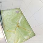 Piso Vinil Antiderrapante Para Box Ônix Verde - 1,20 X 0,80 M