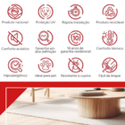 Piso Vinilico 2mm Colado Confort Flexfloor Cor: Córdoba