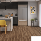 Piso Vinílico 3,34m² - Em régua - Marrom - Linha Casa Vinile