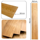 Piso Vinílico Adesivo Autocolante Régua Madeira Antiderrapant