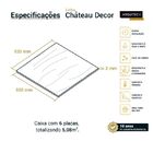 Piso Vinílico Arquitech Château Decor 2mm 92 X 92 Cm - Chambo