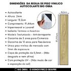 Piso Vinílico Auto Adesivo 2mm, Capa De Proteção 0,3mm - Kit