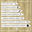 Piso Vinílico Auto Adesivo 2mm, Capa De Proteção 0,3mm - Kit