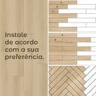 Piso Vinílico Auto Adesivo Régua Madeira Manta Caixa 5m²