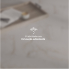Piso Vinílico Autoadesivo Warmi Mármore Branco m² Artens