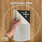 Piso Vinilico Autocolante Alto Trafego e Proteção Top UV- Kit