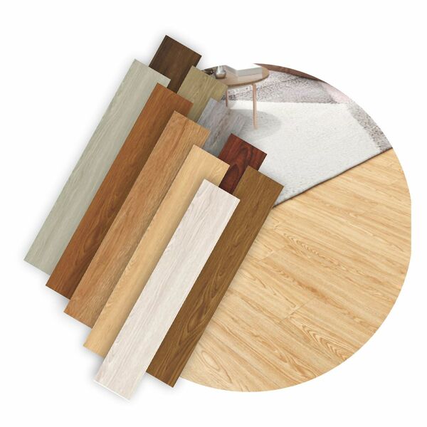 Piso Vinilico Autocolante Em Régua Madeira 02 Unid. - Carvalh