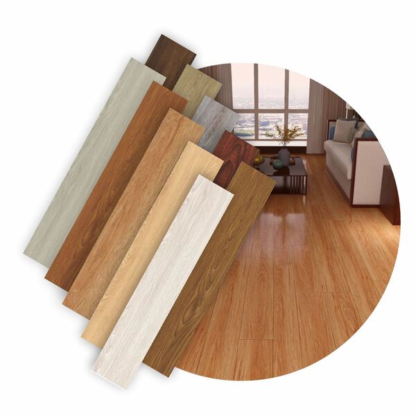 Piso Vinilico Autocolante Em Régua Madeira 02 Unid. - Cedro A