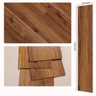 Piso Vinilico Autocolante Em Régua Madeira 02 Unid. - Imbuia