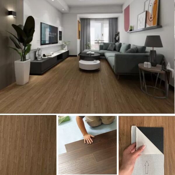 Piso Vinilico Autocolante Maior Garantia, Alto Trafego 5m² Ja