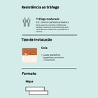 Piso Vinílico City Toronto 17,8x121,9cm 3mm Cola Durafloor