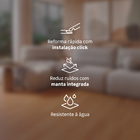 Piso Vinílico Rígido Click Madeiras Brasileiras Cumaru Madeira m² Vexa