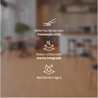 Piso Vinílico Rígido Click Madeiras Brasileiras Jatobá Madeira m² Vexa