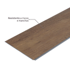 Piso Vinílico Régua Click Nuova Viterno Madeira Marrom Avermelhado m² Biancogres