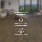 Piso Vinílico Rígido Click Serras Aimorés Madeira m² Vexa