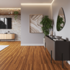 Piso Vinílico Rígido Click Serras Caparao Madeira m² Vexa