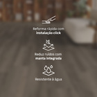 Piso Vinílico Rígido Click Serras Imeri Madeira m² Vexa