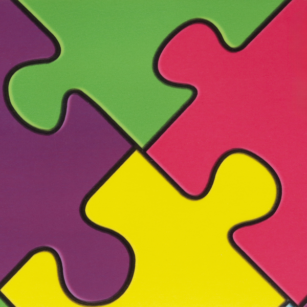 Piso Vinílico em Manta Cola Infanto Juvenil Puzzle Colorido Rolo Bello Piso