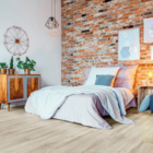 Piso Vinílico Cola Injoy Mate Madeira Bege m² Tarkett