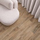 Piso Vinlico Cola em Manta Decorflex Residence French Oak Grey Beige Madeira Marrom m Tarkett