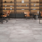 Piso Vinílico Placa Cola Quadra Juriti Cimento m² Vexa