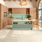 Piso Vinílico Cola Working + Chicago Granito Bege Claro m² Eucafloor