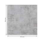 Piso Vinílico Cola Working Big California Cimento Cinza m² Eucatex