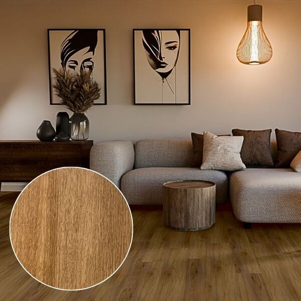 Piso Vinílico Colado 3mm Com Proteção - Papoula - Peça